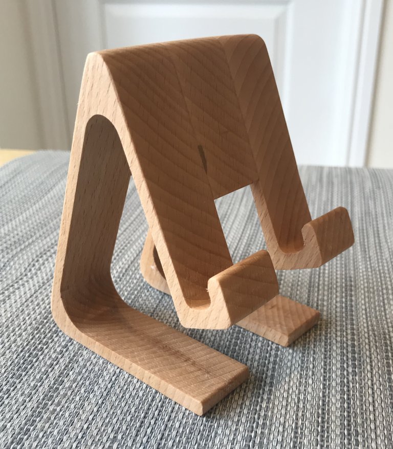 Handmade Wooden Phone Stand