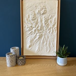 3D Ceramic Map of the Lake District